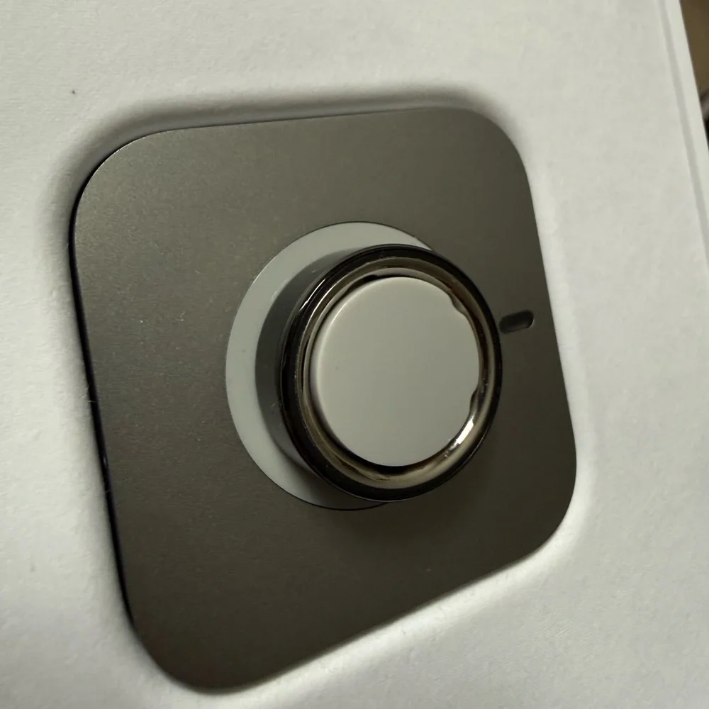 Oura Ring 4 - Black with Silver Inner Band